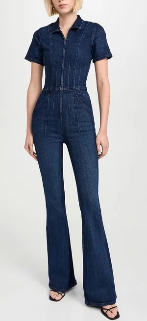 Free People We The Free Jayde Flare Jumpsuit thumbnail 1