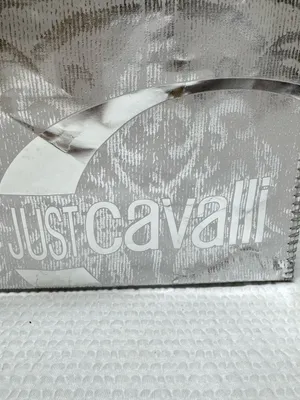 Just Cavalli Silver Metallic Logo Shopper thumbnail 2