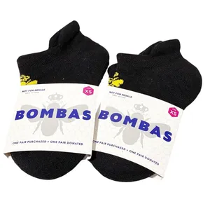 Bombas Women’s Ankle Socks 2 Pair Black X-Small Honeycomb Arch Support NEW thumbnail 1
