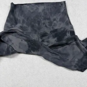 Lululemon Align High Rise Pant 25” Size 2 Diamond Dye Graphite Grey Black thumbnail 4