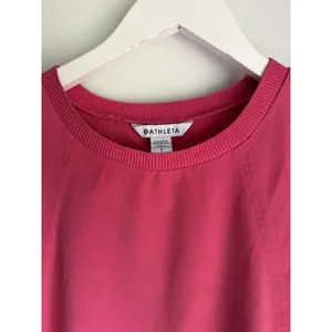 Athleta Pink Modal Blend Tank Cloudlight Rib Trim Small Petite Sleeveless thumbnail 4