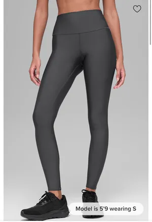 ALO grey anthracite high waisted leggings thumbnail 6