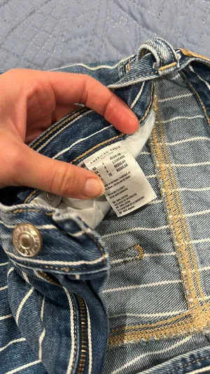 American Eagle striped jeans  thumbnail 3