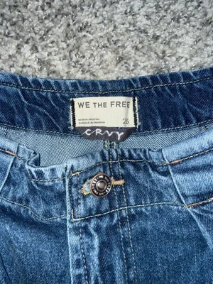 Free People Jean Shorts Denim thumbnail 2