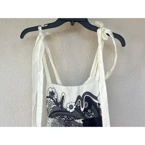 NWT ALÉMAIS Mickey Linen Tie-Strap Mini Sundress Women’s Size AU 4 US 0 Vacation thumbnail 6
