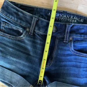 American Eagle Outfitters Midi Denim Shorts 2 thumbnail 4