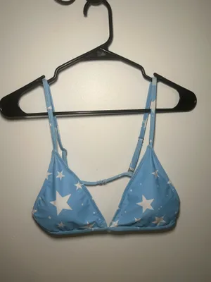 Light Blue Bikini Top Size M thumbnail 1