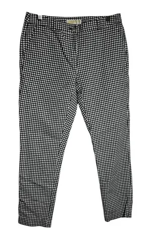 Michael Kors Gingham Pants Mid Rise Size 6 thumbnail 1