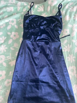 Windsor Navy Blue Mini Dress thumbnail 2