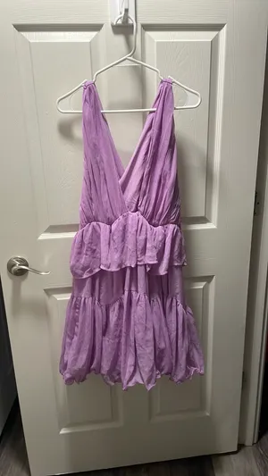 ASOS Design Purple Mini Dress thumbnail 5