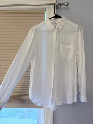 BeachLunchLounge White Button Up thumbnail 1