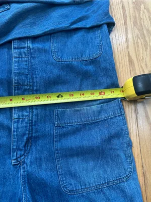 VTG 80s 90s Calvin Klein Sport Denim Jumpsuit Boiler Suit Womens Large Unisex M thumbnail 10