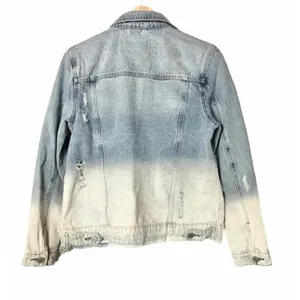 NEW Blank‎ NYC Raw Hem Dip Dye Jean Jacket XS thumbnail 3
