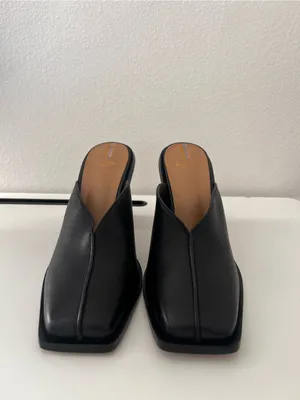 Sam Edelman Everly Sculptural Heeled Mules Size 9 thumbnail 2