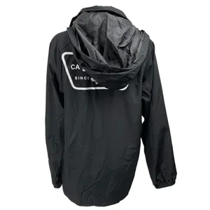 Vans Torrey Women's Black Button Hooded Hoodie Windbreaker Rain Coat Jacket S thumbnail 2