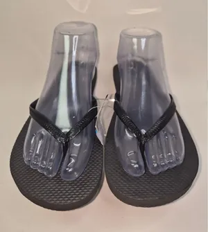 Black Flip Flop Sandals - Size M Men New with Tag thumbnail 1