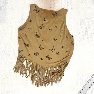 French Pastry XS faux suede fringe butterfly top TS 3556 thumbnail 7