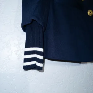 CAbi Classic Navy Blue Grand Slam Nautical Blazer Size 4 thumbnail 3