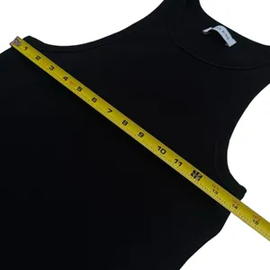 Anine Bing Eva‎ Tank Black Ribbed Capsule Minimalist Old Money Luxury L thumbnail 10