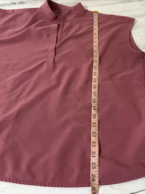 Figs Sleeveless Scrub Top - Mauve Size XL thumbnail 9