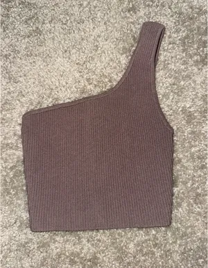 Babaton One-Shoulder Sculpt Aritzia Knit thumbnail 1