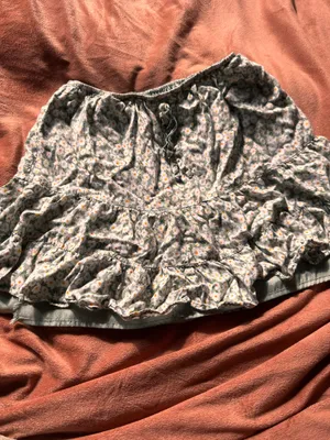 Urban Outfitters Mini Ruffle Floral Skirt small thumbnail 6