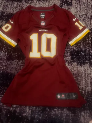 Griffin III NFL Redskins Jersey Nike 10 Players On Field Fanatics Women’s M thumbnail 1