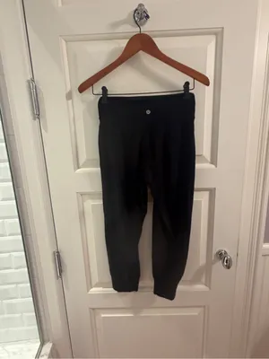 lululemon athletica Black Cropped Jogger Pants thumbnail 3