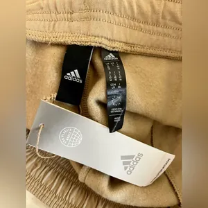 NWT Adidas Cotton Shorts - Tan- Lg thumbnail 4