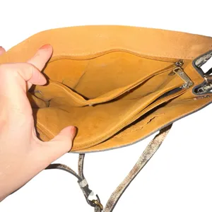 Patricia Nash Granada Tooled Leather Crossbody Bag in Burnished Bronze Metallic thumbnail 8