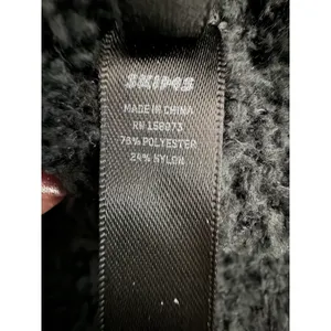 SKIMS Teddy Cozy Knit Lounge Pants in Black Size L/XL Inseam‎ 31" #HR-1 thumbnail 3