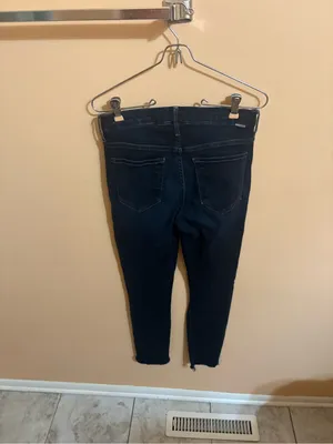 Mother High Waisted Looker Ankle Fray Jeans in Last Call thumbnail 5