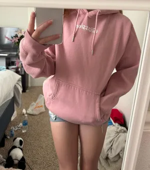 Glossier Pink Hoodie thumbnail 1