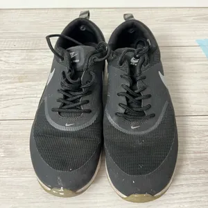Nike Womens 6 Air Max Thera Black Mesh thumbnail 3