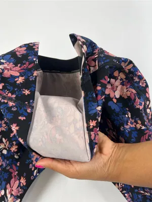 We Wander Floral Longline Sports Bra Crop Top 2X thumbnail 4