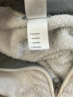 The North Face Oatmeal High Pile Fleece Quarter Zip Y2K 2009 S thumbnail 5