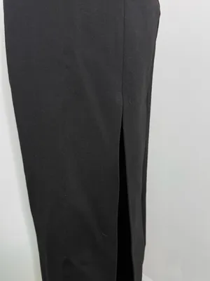 Superdown Ryleigh Strapless Maxi Dress Black XS Revolve Slit thumbnail 4