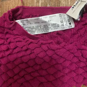 Zara Womens Purple Popcorn One Shoulder Crop Top XS S Bust 28” 30” NWT New thumbnail 3
