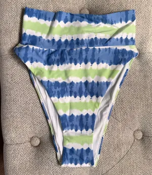 Aerie Womens High Cut Cheeky Tie Dye Bikini Swim Bathing Suit Bottoms Size XXS thumbnail 1
