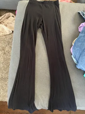 Black flared pants thumbnail 1