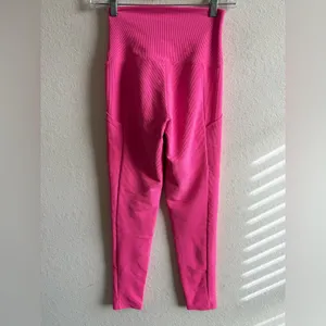 Beach Riot Sport Hot Pink Leggings Size Small thumbnail 4
