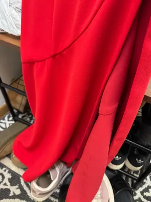 NBD Revolve Dress RED slit thumbnail 2