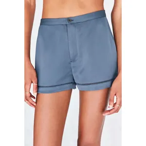 Silence + Noise Size 6 Shorts Breanne Urban Outfitters Silky Satin Lattice Trim‎ thumbnail 2