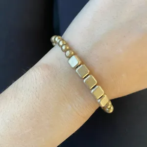 Madewell NWOT simple beaded cold stretch bracelet thumbnail 1