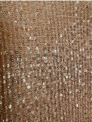 NWT Lavish Alice Pleated Micro Mini Sequin Mini Dress in Rose Gold Size 12 thumbnail 10