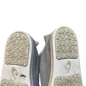 OluKai Pehuea Li Shoes Womens Size 10 Gray White Knit‎ Lace Up Casual 20379-2020 thumbnail 9