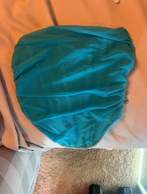 American Threads Teal corset top thumbnail 3