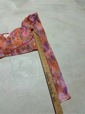 Showpo Printed Long Sleeve Crop Top orange 8 thumbnail 3