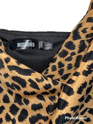 Missguided Cheetah Print Dress thumbnail 2
