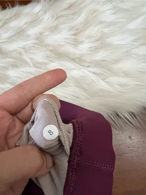 Lululemon Energy Bra Size 8 Plum Purple Strappy Back Medium Support thumbnail 3
